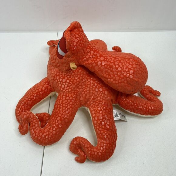 Disney Store Hank Octopus 17" Finding Dory Plush Nemo Stuffed Animal Orange - Picture 4 of 12